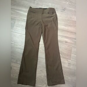 Chic Brown Flared Trousers